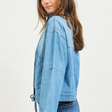 Risen Cargo Pocket Jean Jacket