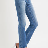 Risen Mid Rise Ankle Straight Jean