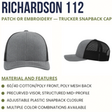 Richardson 112 Trucker Hat