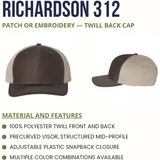 Richardson 312 Trucker Hat