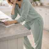 V-Neck Sweatshirt and Lounge Pants