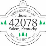 B&C Hand Crafted Zip Code Ornaments