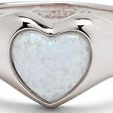 Pura Vida Stone Heart Signet Ring