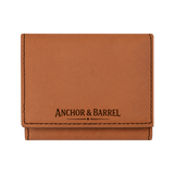 Anchor & Barrel Tri Fold Wallet