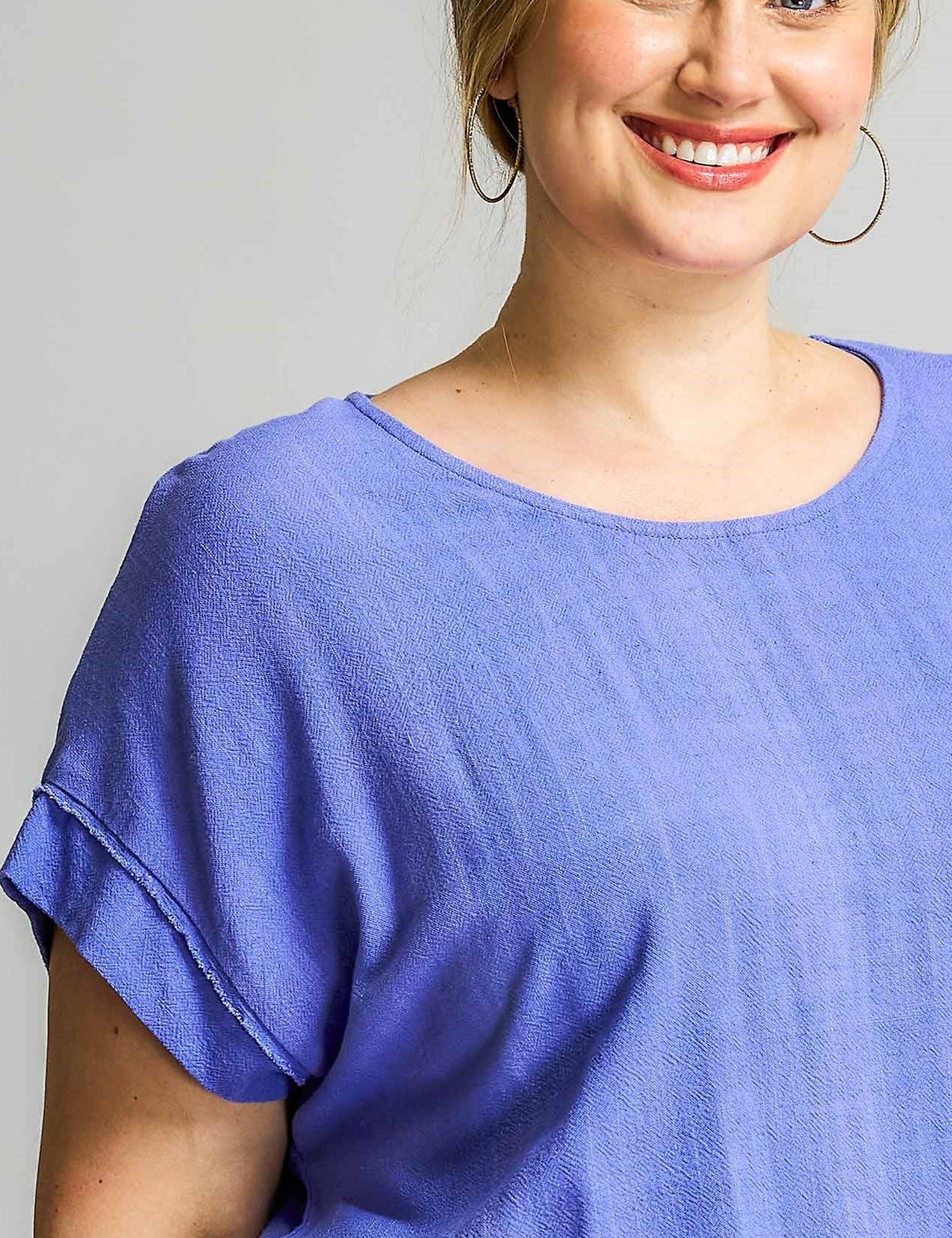 Linen Drawstring Top