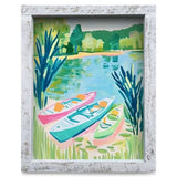 Colorful Kayak Framed Picture
