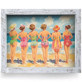 Vintage Seaside Chic 12x8 Wooden Frame