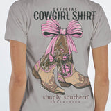 Simply Southern Cowgirl Boot Tee