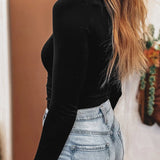 Slim Fit Long Sleeve Top