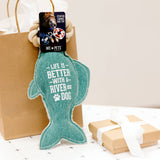 River Dog - 12" Canvas Dog Toy On Rope