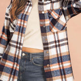 Multicolor Plaid Flannel Shacket