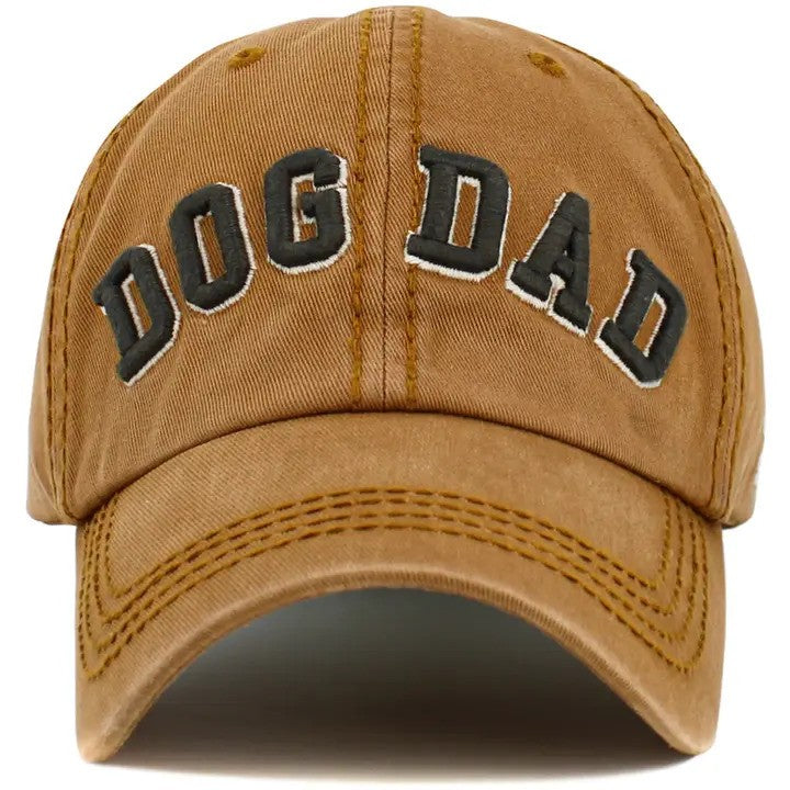 Dog Dad Washed Vintage Ballcap