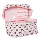 Mini Black Bows Make Up Bag