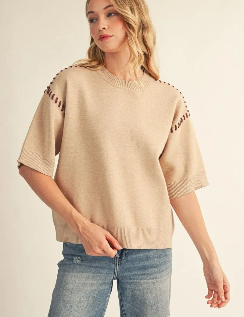 Drop Shoulder Sweater