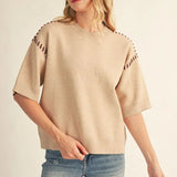 Drop Shoulder Sweater
