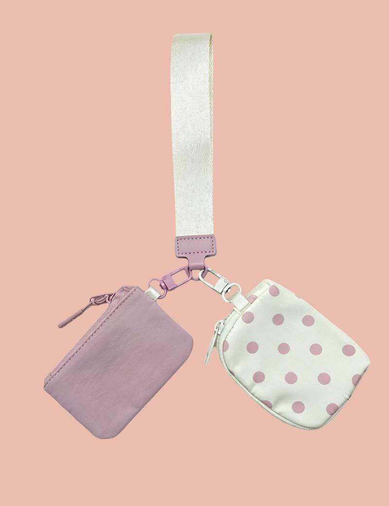 Duo Wristlet Keychain Wallet
