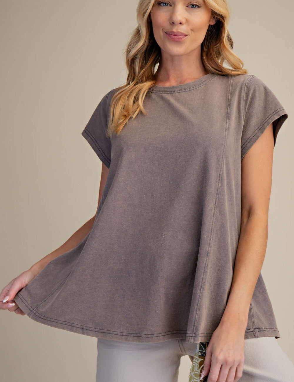 Mineral Washed Cotton Top