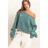 Raw Edge Sweatshirt
