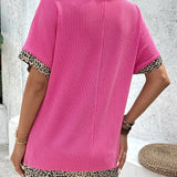 Leopard Patchwork T-Shirt