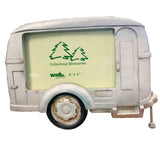 Retro Silver Trailer Frame