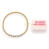 Lucky Bracelet Beaded Blonde