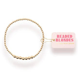 Lucky Bracelet Beaded Blonde