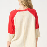 USA Star Patch Top