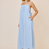 Sleeveless Square Neck Maxi Dress