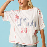 USA Patchwork 250th Top
