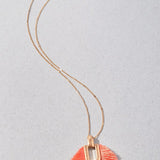 Circle Tassel Long Necklace