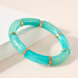 Chunky Acrylic Stretch Bracelet