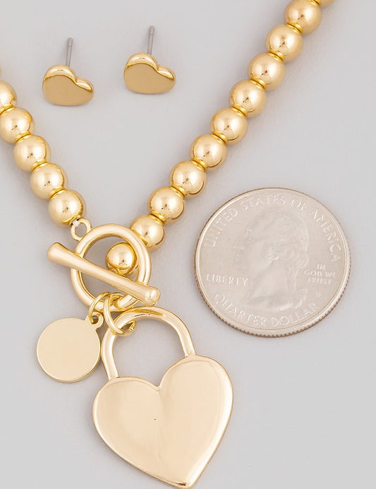 Hearts N' Beads Necklace