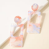 Rectangle Dangle Earring