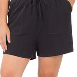 Cotton Drawstring Shorts