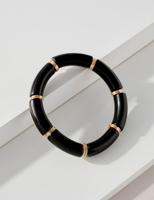 Chunky Acrylic Stretch Bracelet