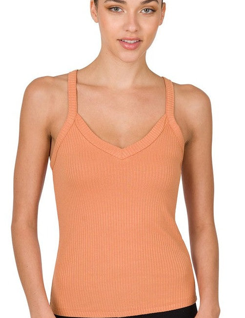 Ribbed Crop Cami Top