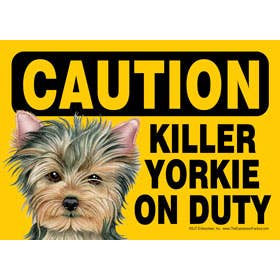 Killer Yorkie On Duty