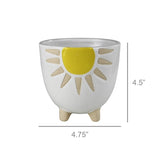 Ceramic Sun Cashepot