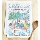 A Day At The Lake Towel