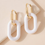 Oval Link Earring