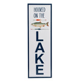 Hooked On The Lake Sign