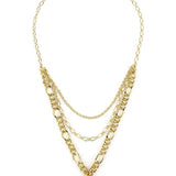 Brushed Disc With Multi Layered Chain