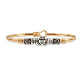 Claddagh  Heart Bangle Bracelet