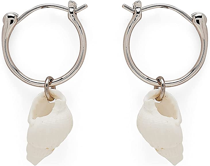 Pearl hoop online earrings pura vida