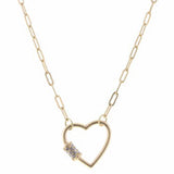 Heart Carabiner Necklace