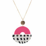 Arch And Half Circle Necklace