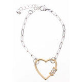 Heart Carabiner Bracelet