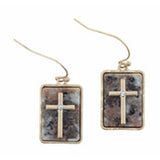 Kayla Jasper And Cross Earrings