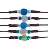 Large Round Seaglass On Leather Choker