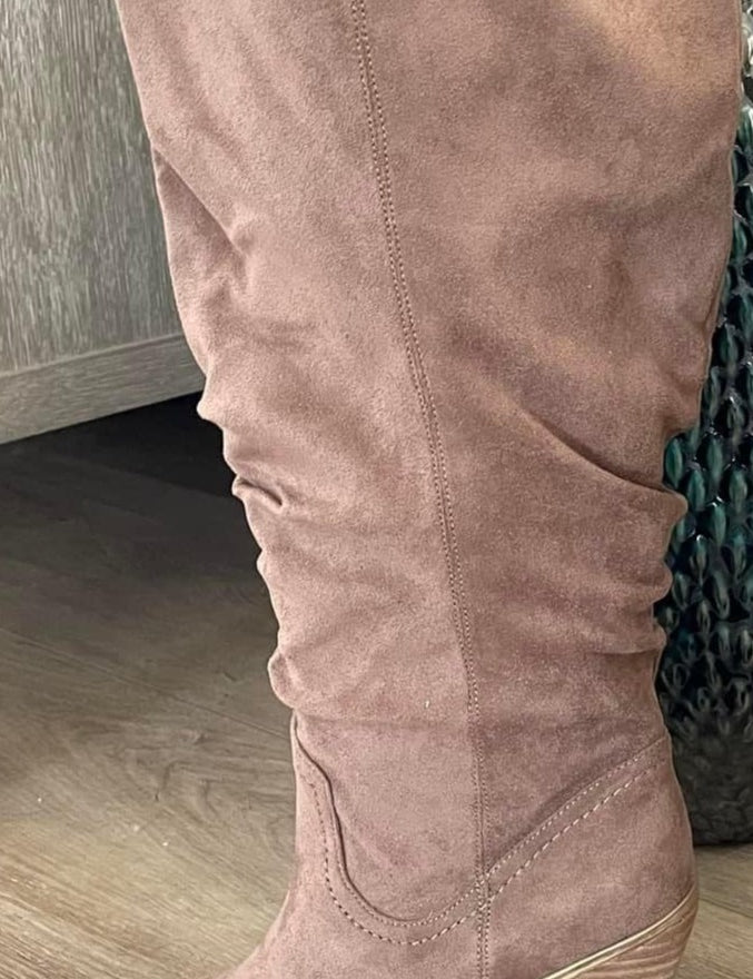 Penny Wide Slouchy Boots
